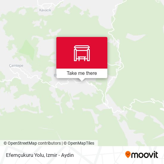 Efemçukuru Yolu map