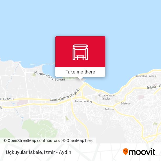 Üçkuyular İskele map