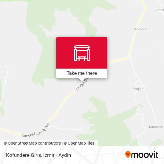 Köfündere Giriş map