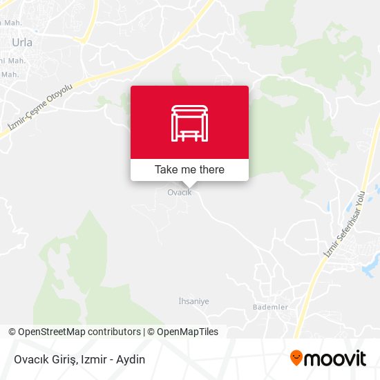 Ovacık Giriş map