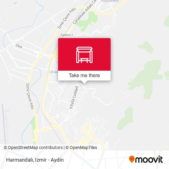 Harmandalı map