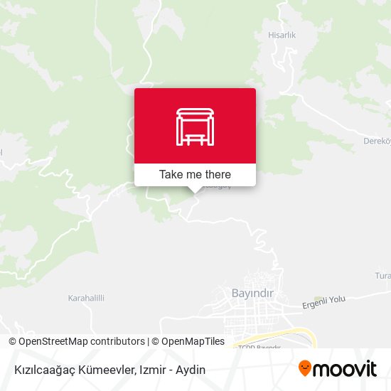 Kızılcaağaç Kümeevler map