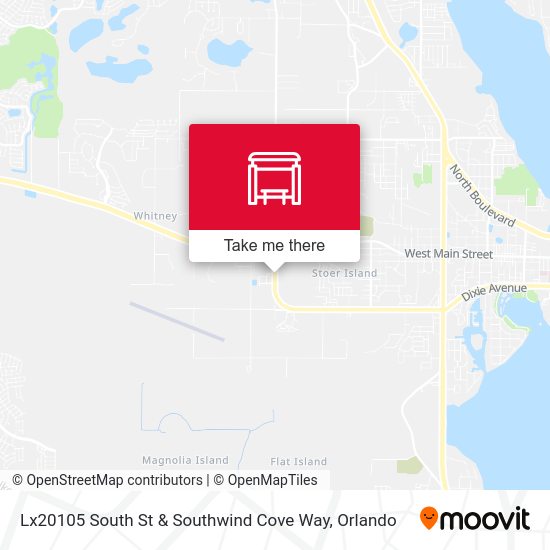Lx20105 South St & Southwind Cove Way map