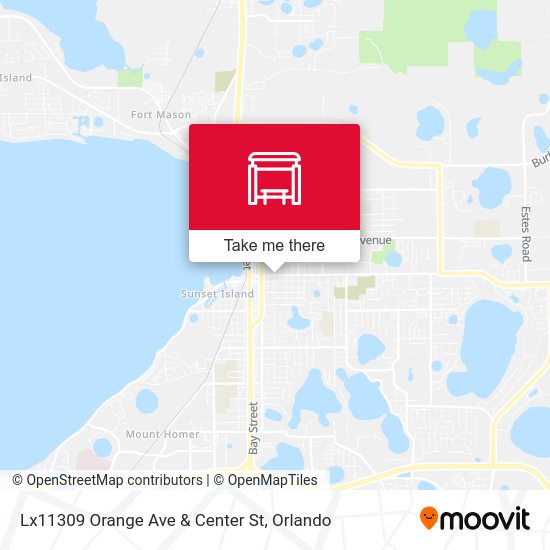 Mapa de Lx11309 Orange Ave & Center St