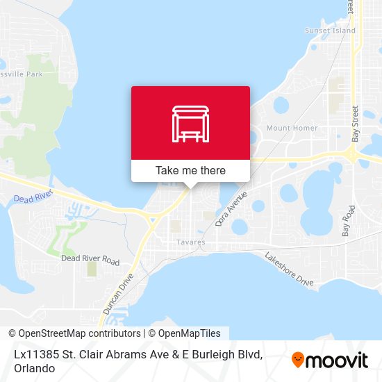 Mapa de Lx11385 St. Clair Abrams Ave & E Burleigh Blvd