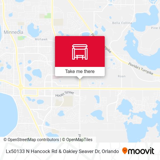 Mapa de Lx50133 N Hancock Rd & Oakley Seaver Dr