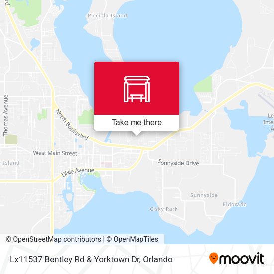 Lx11537 Bentley Rd & Yorktown Dr map