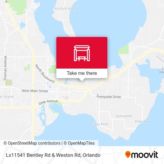 Lx11541 Bentley Rd & Weston Rd map