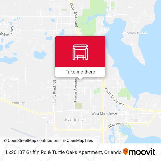 Mapa de Lx20137 Griffin Rd & Turtle Oaks Apartment