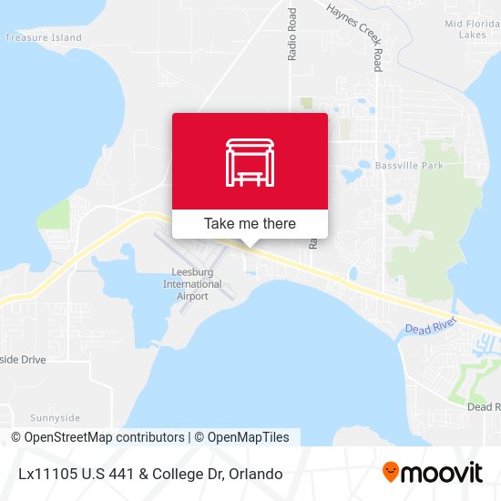 Lx11105 U.S 441 & College Dr map