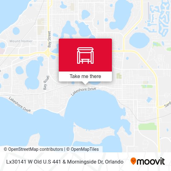 Lx30141 W Old U.S 441 & Morningside Dr map
