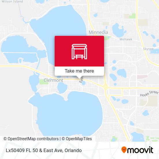 Lx50409 FL 50 & East Ave map