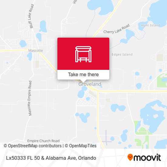 Mapa de Lx50333 FL 50 & Alabama Ave