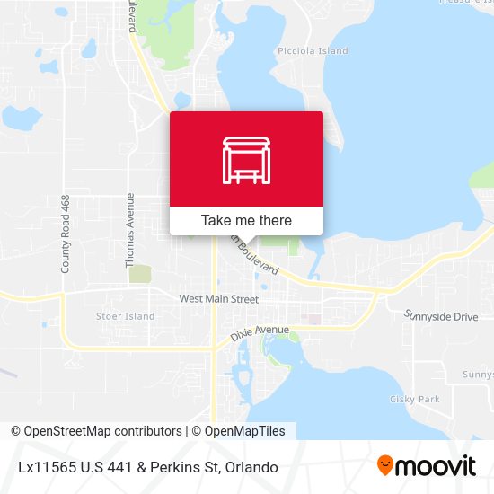 Mapa de Lx11565 U.S 441 & Perkins St