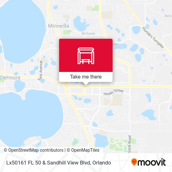 Lx50161 FL 50 & Sandhill View Blvd map