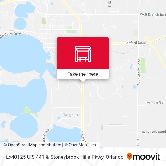 Lx40125 U.S 441 & Stoneybrook Hills Pkwy map