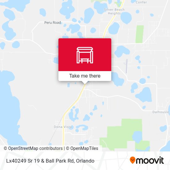 Lx40249 Sr 19 & Ball Park Rd map