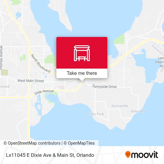 Lx11045 E Dixie Ave & Main St map