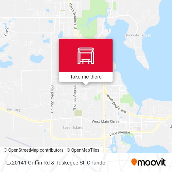 Lx20141 Griffin Rd & Tuskegee St map