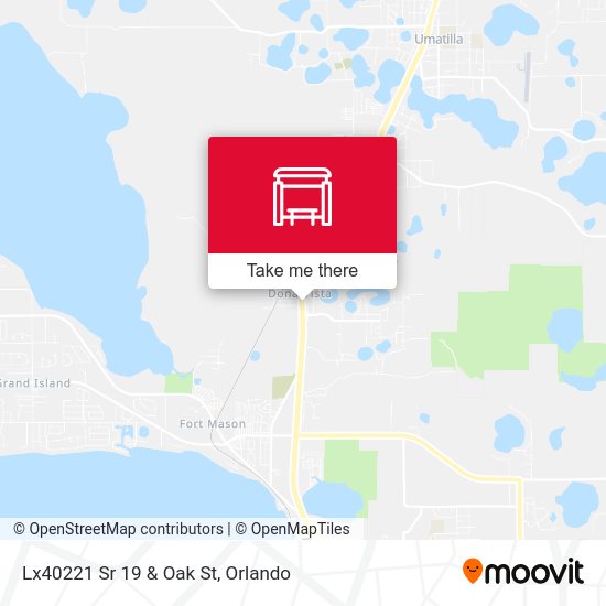 Lx40221 Sr 19 & Oak St map