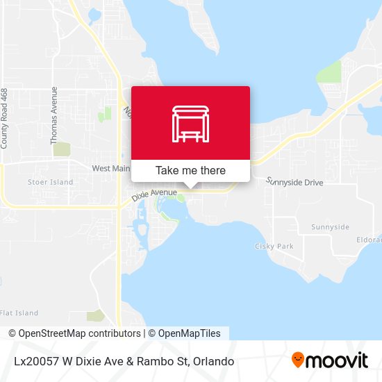 Lx20057 W Dixie Ave & Rambo St map