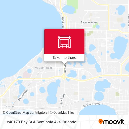Mapa de Lx40173 Bay St & Seminole Ave