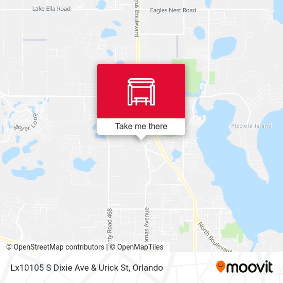 Lx10105 S Dixie Ave & Urick St map