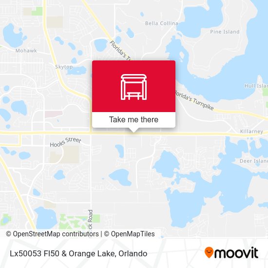Mapa de Lx50053 Fl50 & Orange Lake