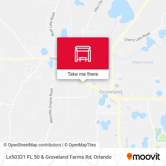 Lx50321 FL 50 & Groveland Farms Rd map