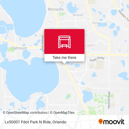 Lx50001 Fdot Park N Ride map