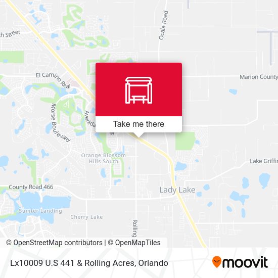 Mapa de Lx10009 U.S 441 & Rolling Acres