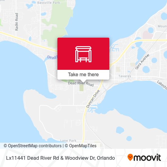 Lx11441 Dead River Rd & Woodview Dr map