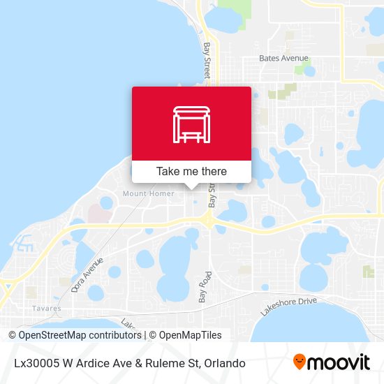 Lx30005 W Ardice Ave & Ruleme St map