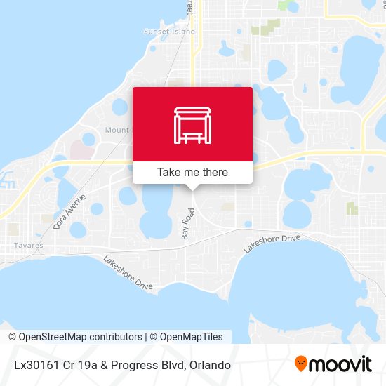 Lx30161 Cr 19a & Progress Blvd map