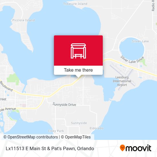 Lx11513 E Main St & Pat's Pawn map
