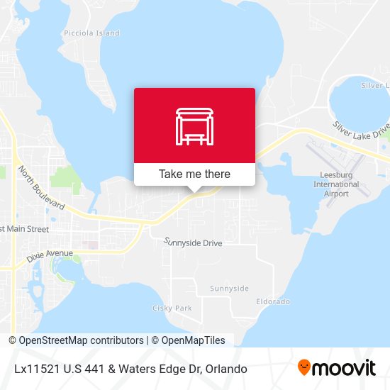 Mapa de Lx11521 U.S 441 & Waters Edge Dr