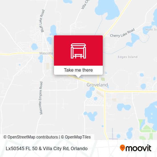 Mapa de Lx50545 FL 50 & Villa City Rd
