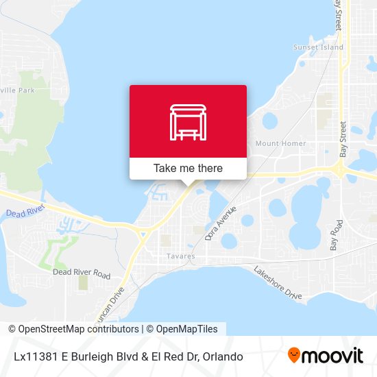Mapa de Lx11381 E Burleigh Blvd & El Red Dr