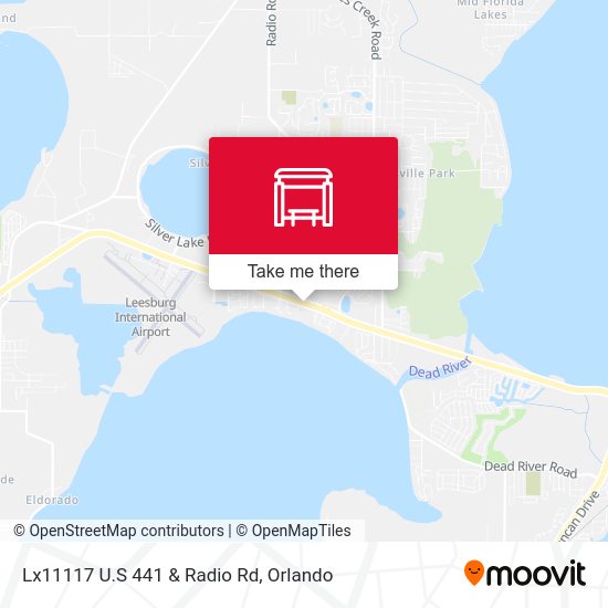 Lx11117 U.S 441 & Radio Rd map