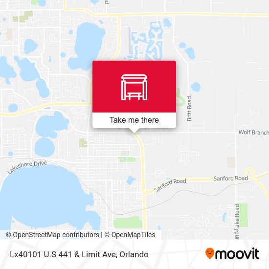 Lx40101 U.S 441 & Limit Ave map