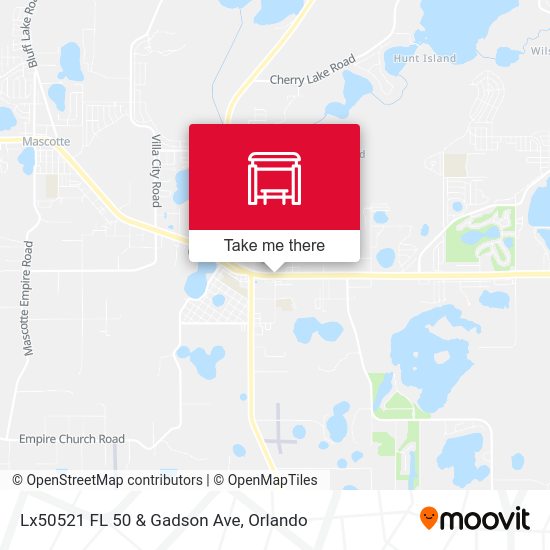 Lx50521 FL 50 & Gadson Ave map
