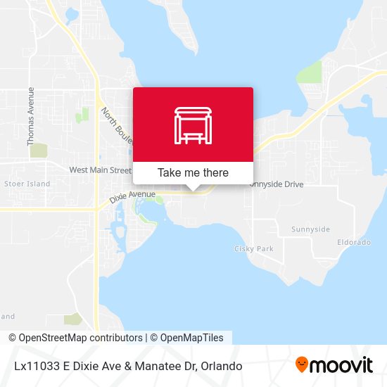 Mapa de Lx11033 E Dixie Ave & Manatee Dr