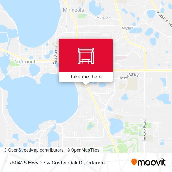 Mapa de Lx50425 Hwy 27 & Custer Oak Dr