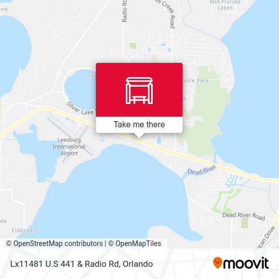 Lx11481 U.S 441 & Radio Rd map