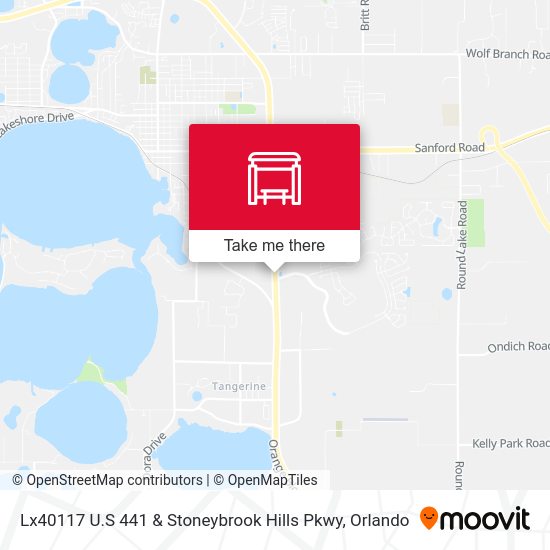Lx40117 U.S 441 & Stoneybrook Hills Pkwy map