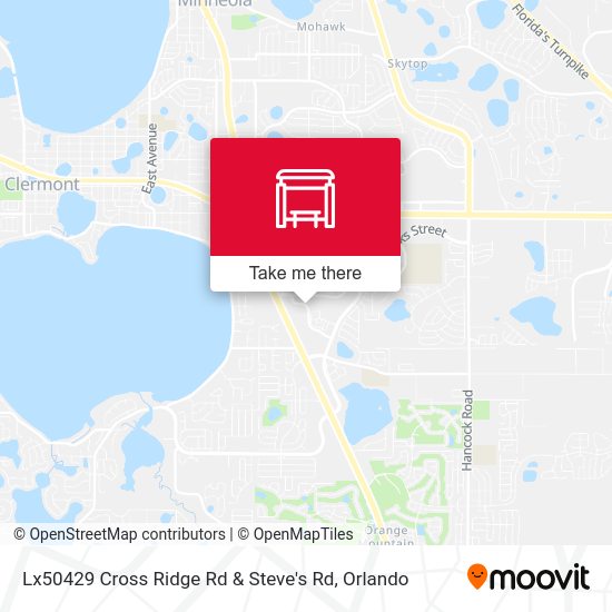 Lx50429 Cross Ridge Rd & Steve's Rd map