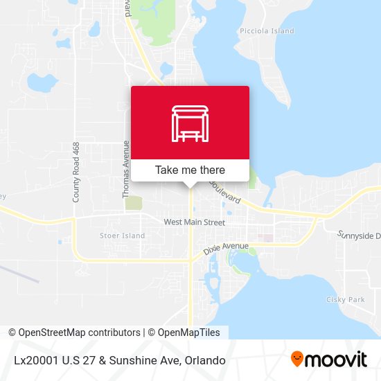 Mapa de Lx20001 U.S 27 & Sunshine Ave