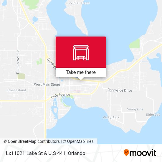 Mapa de Lx11021 Lake St & U.S 441
