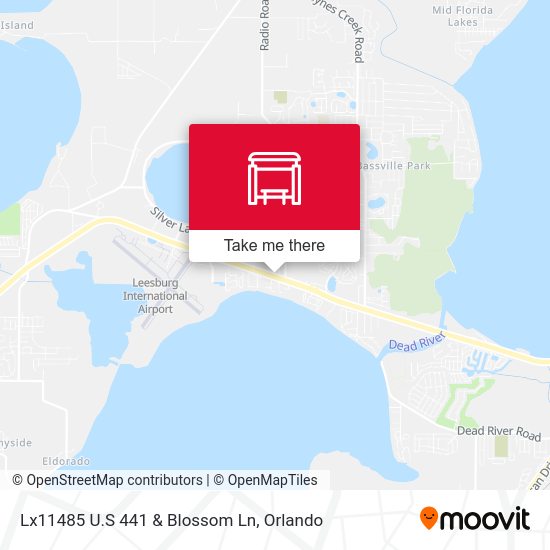 Lx11485 U.S 441 & Blossom Ln map