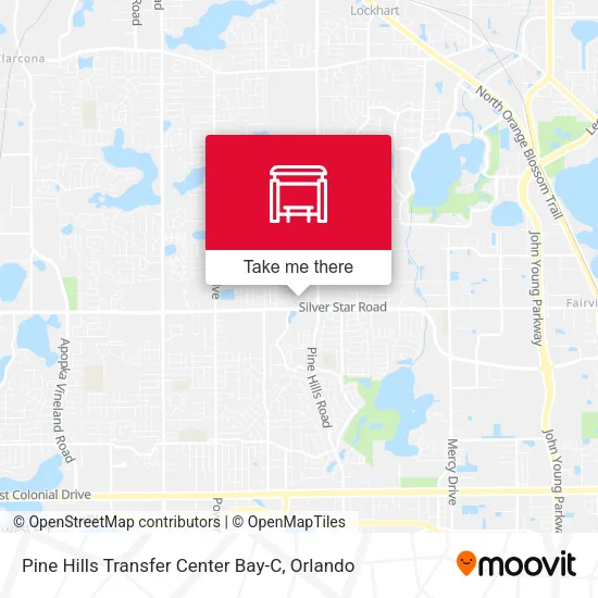 Pine Hills Transfer Center Bay-C map